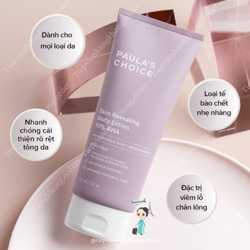 Kem Dưỡng Thể Paula's Choice Skin Revealing Body Lotion 10% Aha 210ml