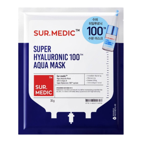 Mặt Nạ Hỗ Trợ Cấp Nước Chuyên Sâu Sur.Medic+ Super Hyaluronic 100™ Aqua Mask 30g