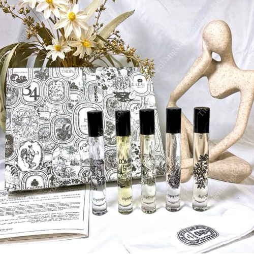 Set Nước Hoa Unisex Diptyque L'art Du Parfum Discovery Set Of 5 EDT (5x7.5ml)