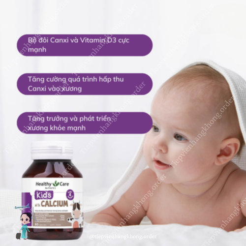 Canxi Healthycare Kids Milk Calcium 60V