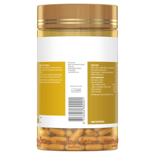 Sữa Ong Chúa Healthy Care Royal Jelly 1000mg 365 Viên