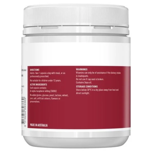 Viên Uống Vitamin E Healthy Care 500 IU 200 Viên