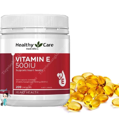 Viên Uống Vitamin E Healthy Care 500 IU 200 Viên