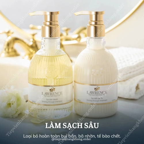 Combo Gội + Xả Lawrence Le Ciel Clarte Nhật Màu Vàng