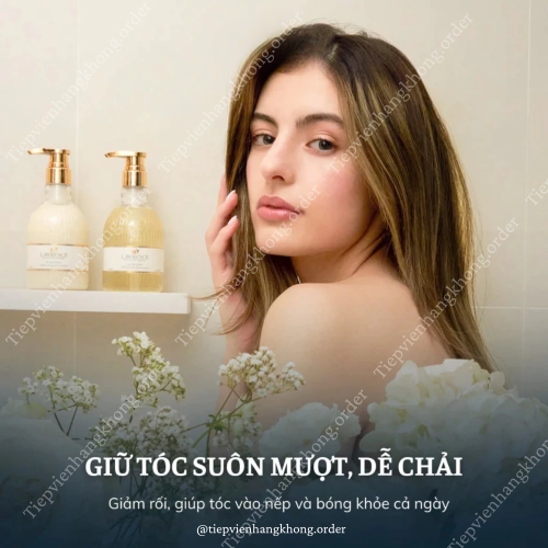 Combo Gội + Xả Lawrence Le Ciel Clarte Nhật Màu Vàng