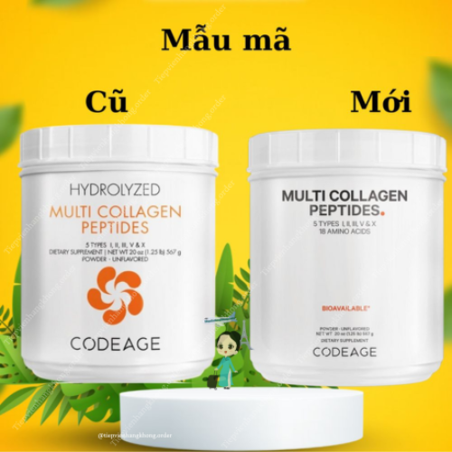 Bột Collagen Codeage 567G Hộp 90 Viên