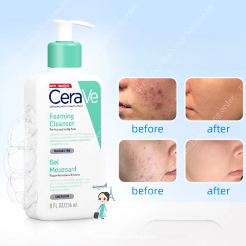Sửa Rửa Mặt CeraVe Sạch Sâu Dành Cho Da Dầu 473Ml