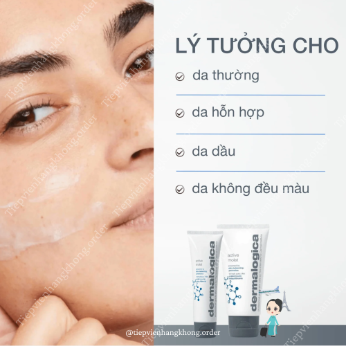 Kem Dưỡng Ẩm Cho Da Dầu Dermalogica Active Moist
