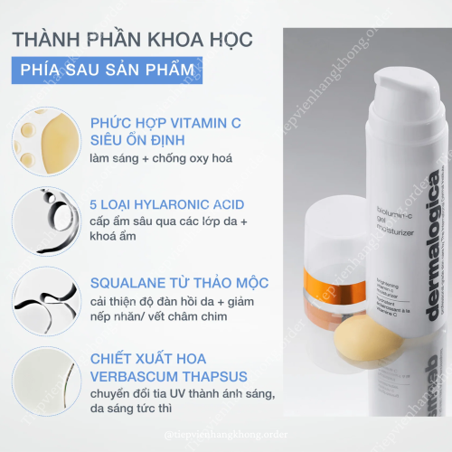Kem Dưỡng Dermalogica Biolumin-C Brightening Gel Moisturizer
