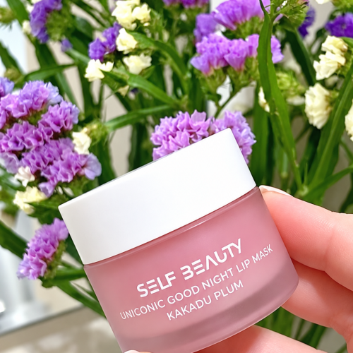 Combo Ủ Môi Self Beauty + Son Dưỡng Dạng Tuýp Cam Self Beauty - Rose hip & Collagen