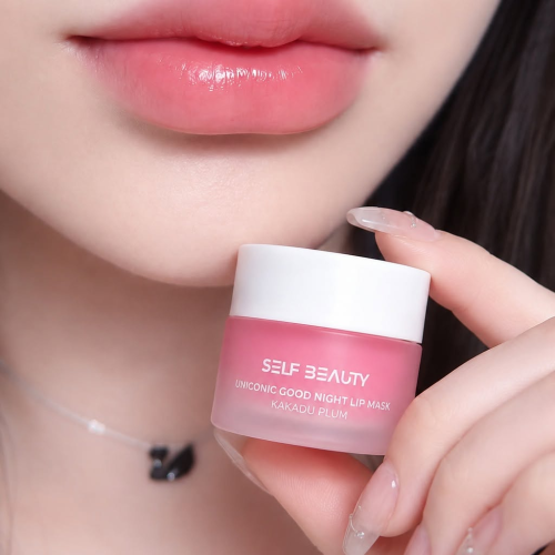 Combo Ủ Môi Self Beauty + Son Dưỡng Dạng Tuýp Cam Self Beauty - Rose hip & Collagen