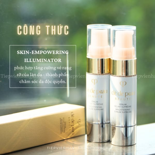 Tinh Chất Hỗ Trợ Sáng Da Serum Elcat Brightening Cle De Peau
