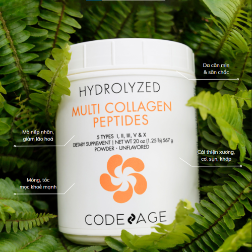 Bột Collagen Codeage 567G Hộp 90 Viên