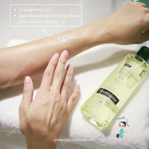 Tinh Dầu Neutrogena Body Oil Light Sesame Formula 250Ml