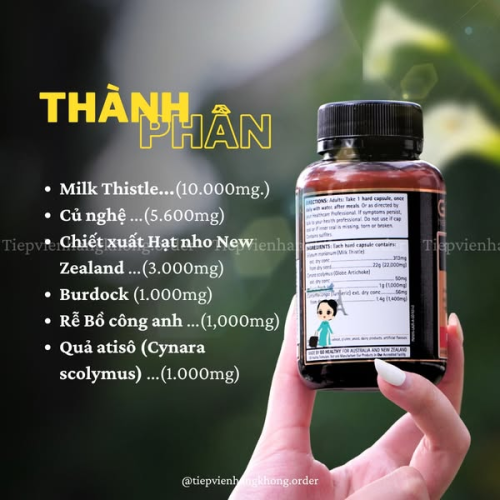 Viên Uống Giải Độc Gan GO Healthy Go Liver Detox 1-A-Day