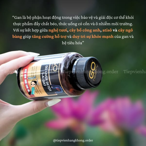 Viên Uống Giải Độc Gan GO Healthy Go Liver Detox 1-A-Day