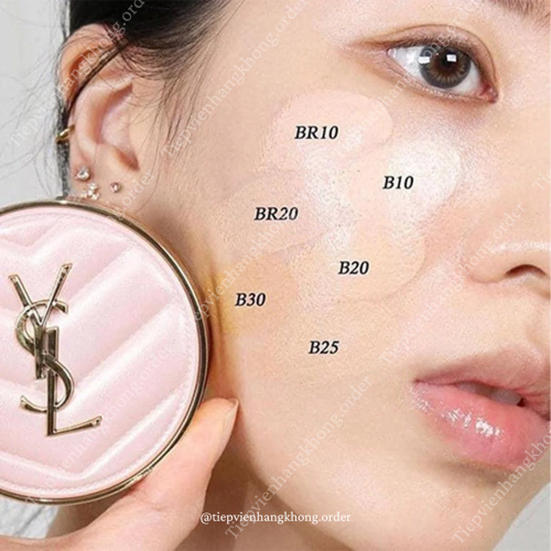 Cushion Phấn Nước YSL Vỏ Hồng