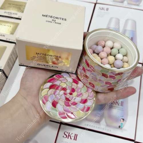 Phấn Phủ Ngọc Trai Guerlain Tone 02 Cool Rose 25G