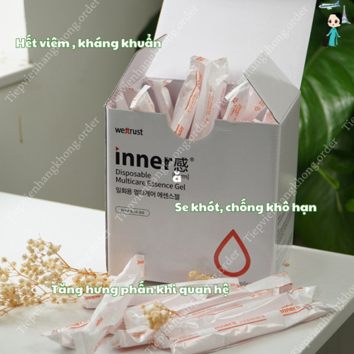 Đũa Thần Gel Phụ Khoa Inner Hàn Quốc Hộp 60 Ống