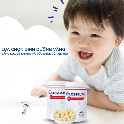 Sữa Non Pháp Colostrum Hộp 180 Viên