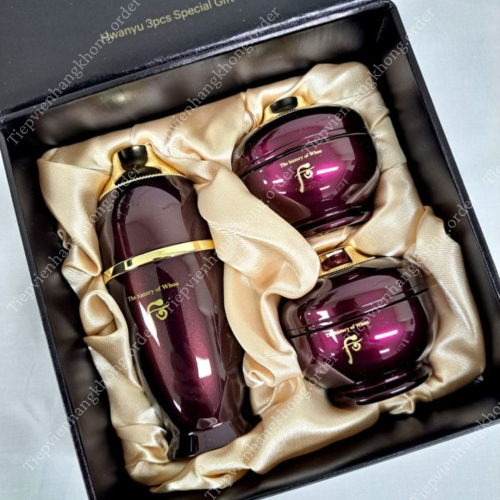 Bộ dưỡng Whoo HwanYu Hoàn Lưu Cao 3 Món
