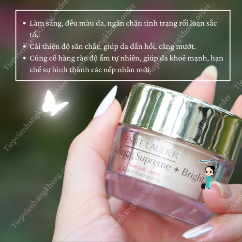 Kem Dưỡng Ngày Estee Lauder Revitalizing Supreme + Bright Power Soft Cream 15ML