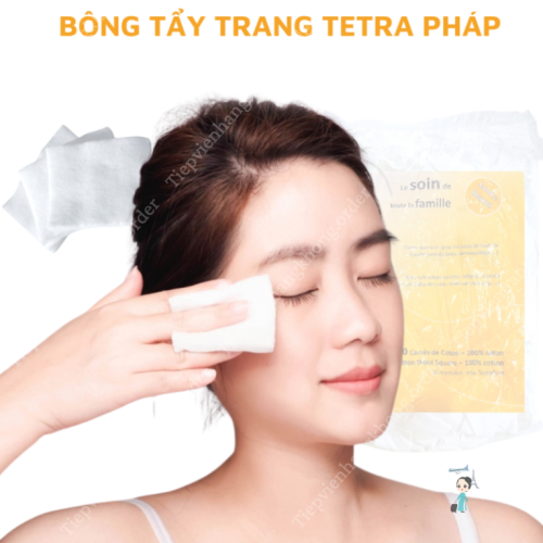 Bông Tẩy Trang Pháp Truma 600 Miếng