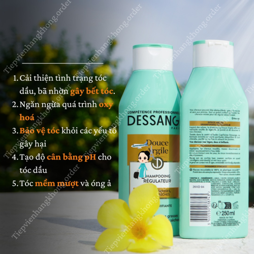 Dầu Gội Cho Tóc Bết Dessange Pháp 250ML
