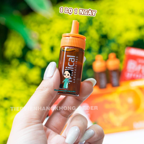Tinh Chất Detox Giảm Mỡ Cam Dứa Milical Extra Brule Graisses Hộp 7 Ống x 10ML