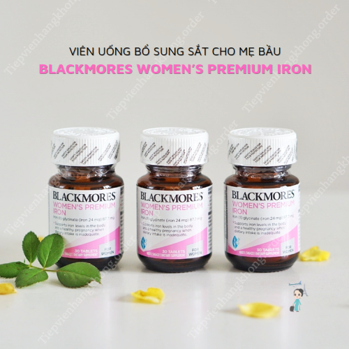 Sắt Bầu Blackmores Women's Premium Iron 30 Viên