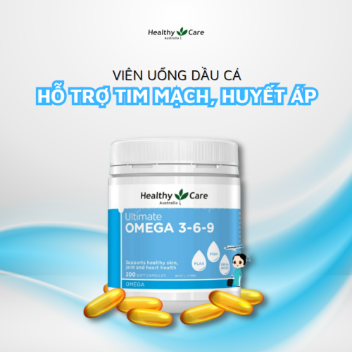 Viên uống Omega 3-6-9 Healthy Care Ultimate 200 viên