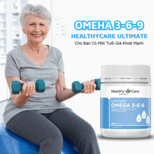 Viên uống Omega 3-6-9 Healthy Care Ultimate 200 viên