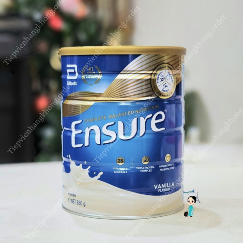 Sữa Ensure Úc Hương Vanilla 850G Mẫu Mới