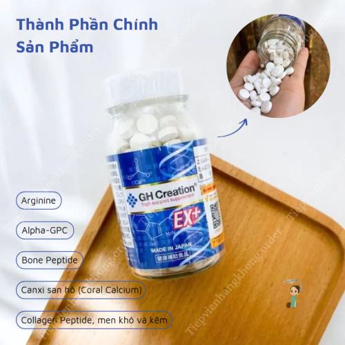 Viên Uống Tăng Chiều Cao GH Creation EX 270 Viên