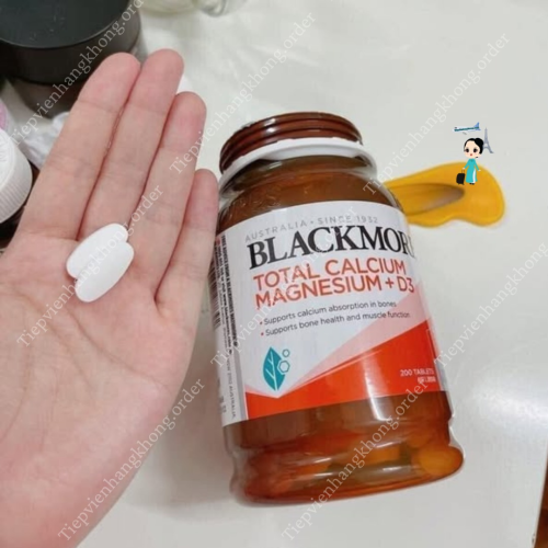 Viên Uống Blackmores Total Calcium Magnesium +D3 Hộp 200 Viên