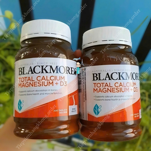 Viên Uống Blackmores Total Calcium Magnesium +D3 Hộp 200 Viên