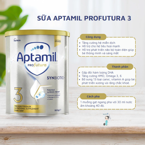 Sữa Bột Aptamil Profutura Úc Số 3 900G