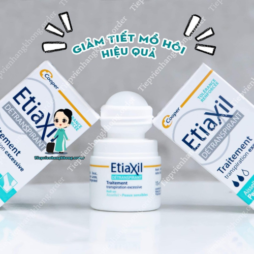 Lăn Khử Mùi Etiaxil Mẫu Mới (Màu Nâu & Màu Xanh) 15ML