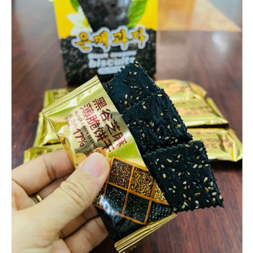 Bánh Quy Mè Đen Black Séame Biscuits Bịch 260G