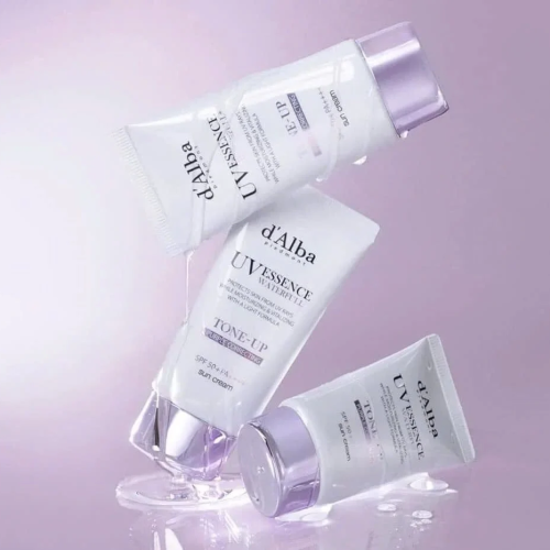 Kem Chống Nắng Nâng Tone d'Alba Tím 50ml