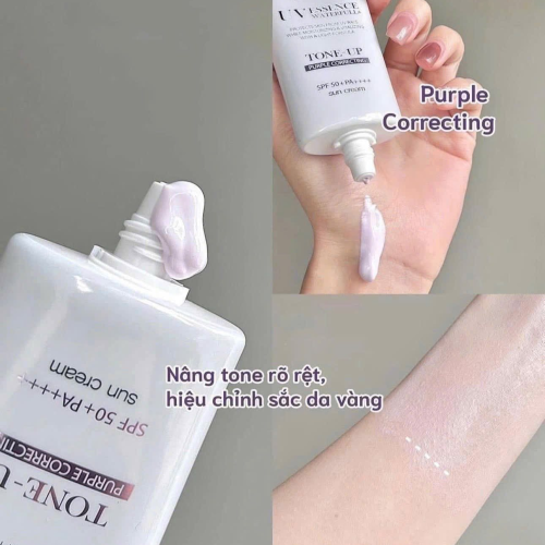 Kem Chống Nắng Nâng Tone d'Alba Tím 50ml