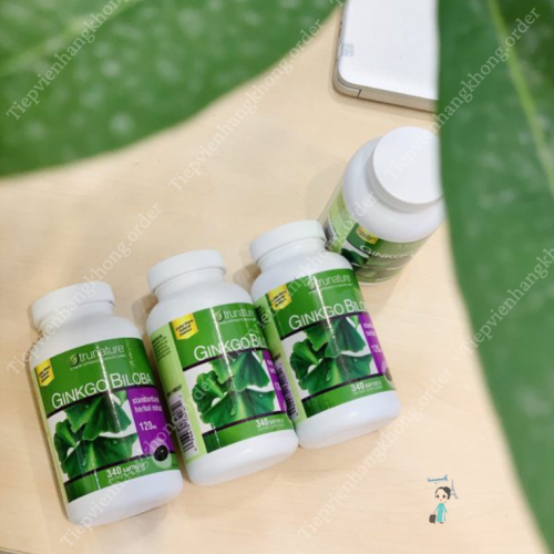 Viên Uống Bổ Não Mỹ Trunature Ginkgo Biloba 120mg 340 Viên