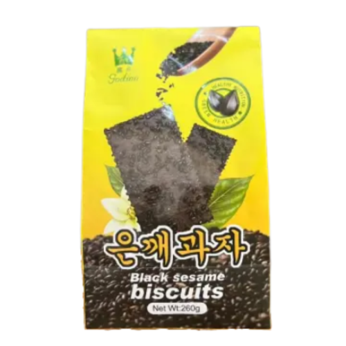 Bánh Quy Mè Đen Black Séame Biscuits Bịch 260G