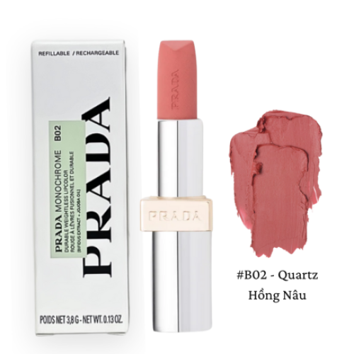  Son Prada B02 Quartz Màu Hồng Nâu
