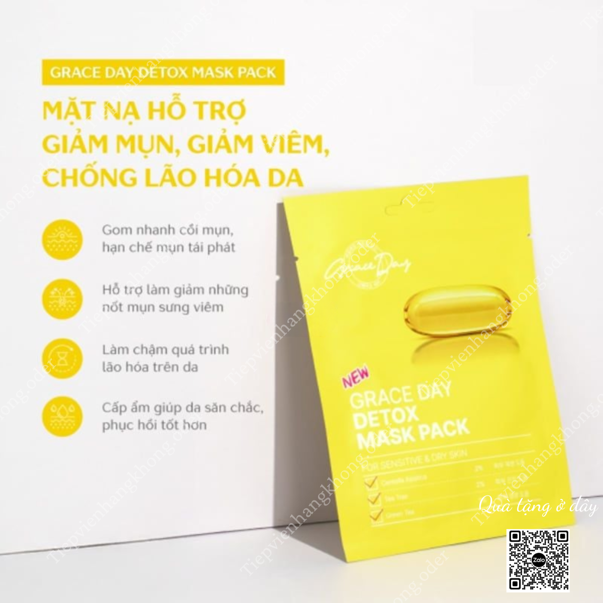 mặt nạ giảm mụn