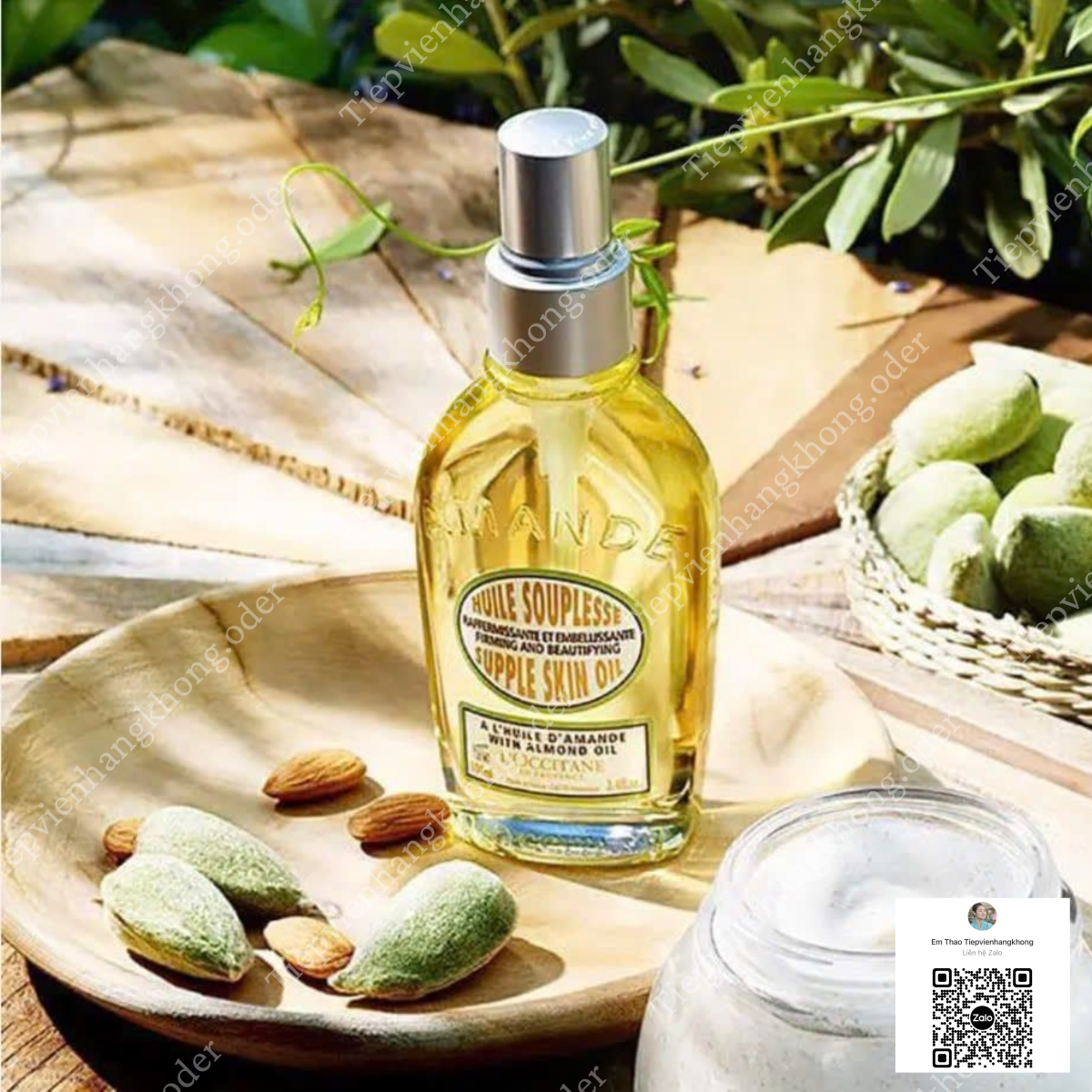 body oil hạnh nhân