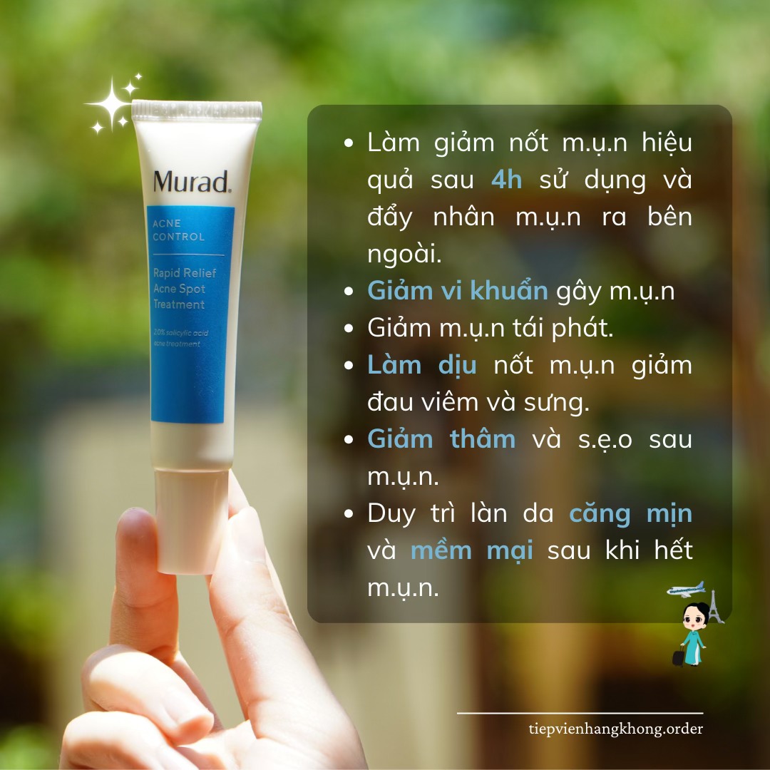 chấm mụn murad