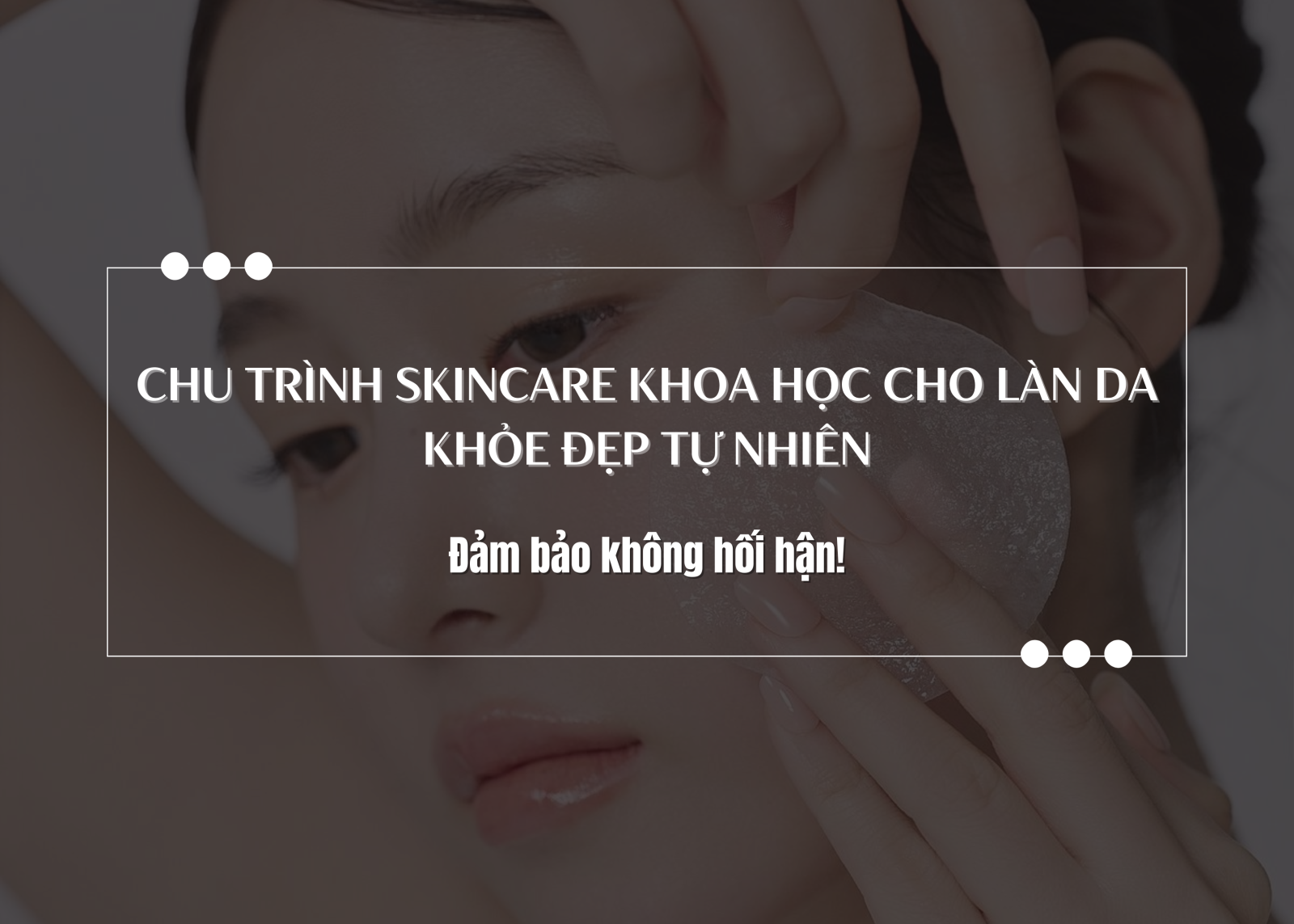 chu trình skincare