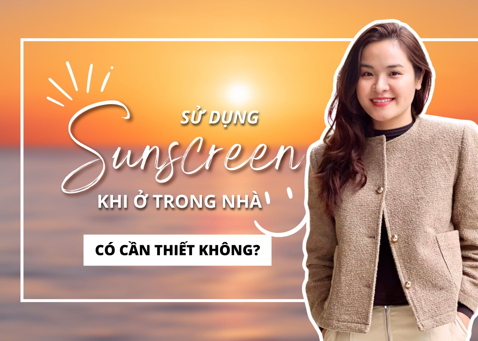 ở trong nhà có cần bôi kem chống nắng không