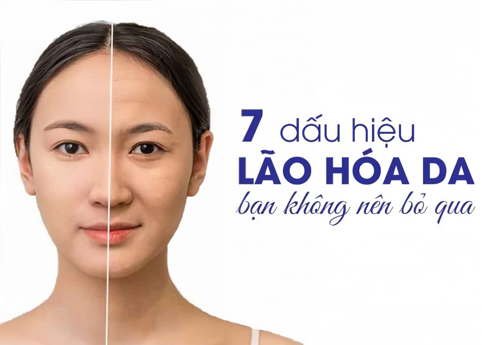 7 dấu hiệu lão hóa da